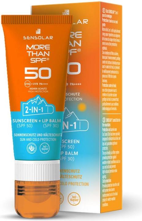 Immagine prodotto Sensolar Bastone combinato con protezione dal freddo (Stick solare, SPF 50, 20 ml)