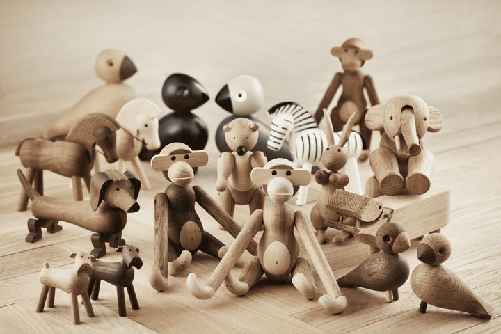 Image du produit Kay Bojesen Petit singe en bois (19 x 20 cm)