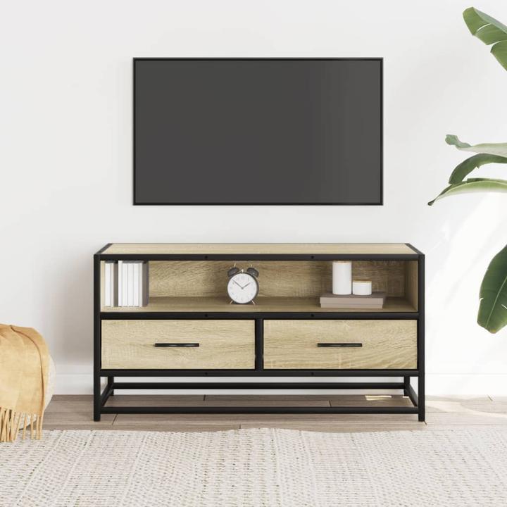 Produktbild VidaXL TV Schrank Lowboard Fernsehschrank Fernsehtisch TV Möbel Sonoma-Eiche (80 x 34.5 x 40 cm)