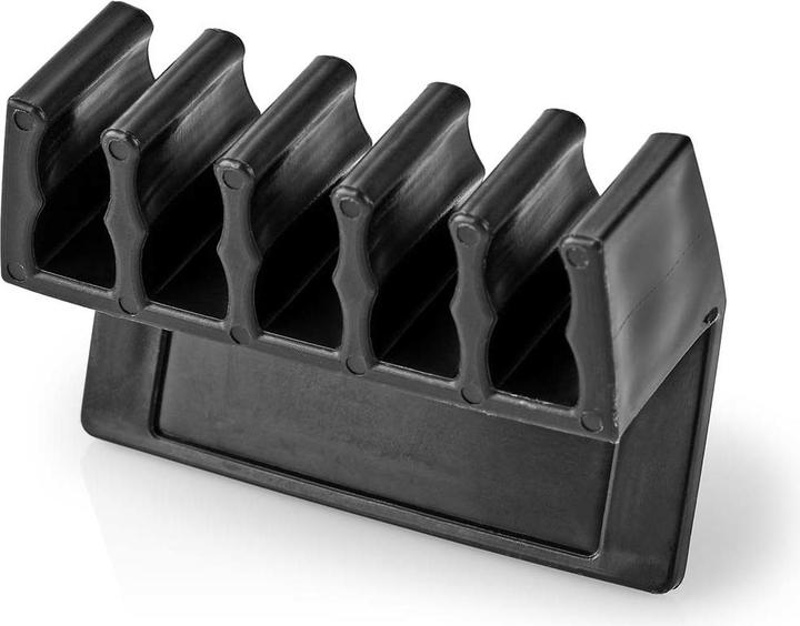 Produktbild Nedis Kabelmanagement Haken und Schlaufen Click and Go 2 Stück max. Kabeldicke: 5 mm Silikon 60 mm S (0.06 m)
