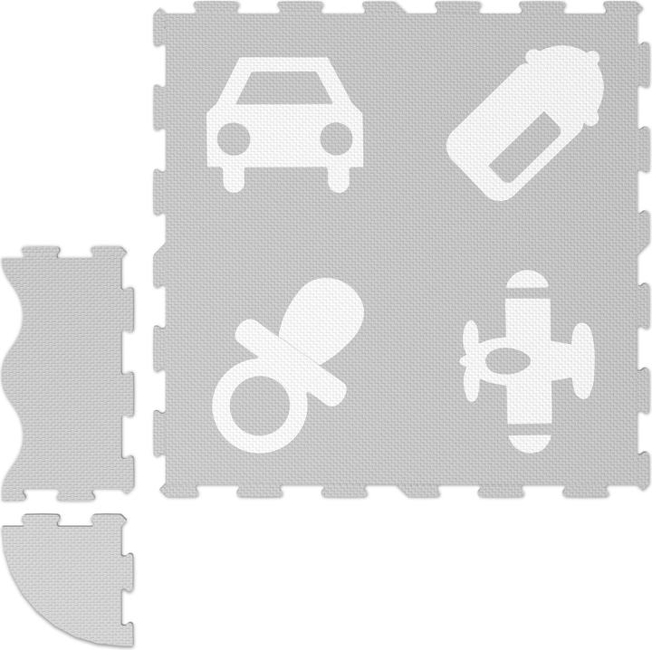Actual product image Relaxdays 24-piece play mat (60 x 60 x 1 cm)
