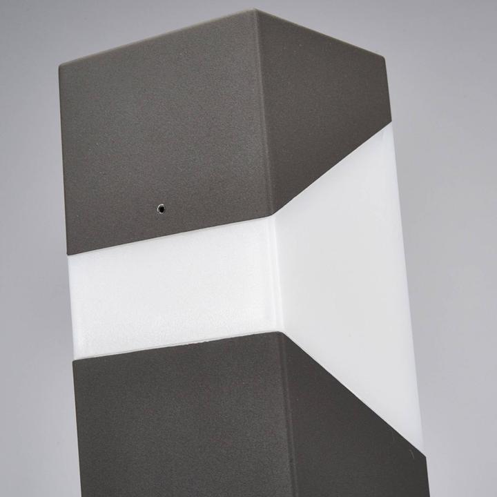 Produktbild Lucande Kiran Aussen Garten Leuchte w/Sensor H60 Graphite (790 lm, E27, IP44)