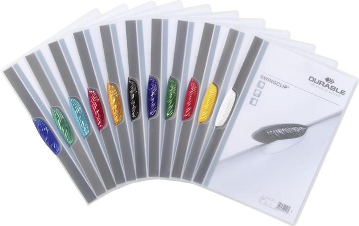 Produktbild Durable Klemmmappe Swingclip, DIN A4, PP, mit Clip (A4, 25 x)