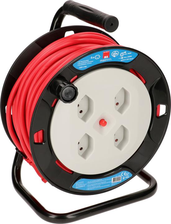 Max Hauri maxReeL 4x type 13, H05VV-F3G1.0 (20 m, 1.10 mm²² mm)