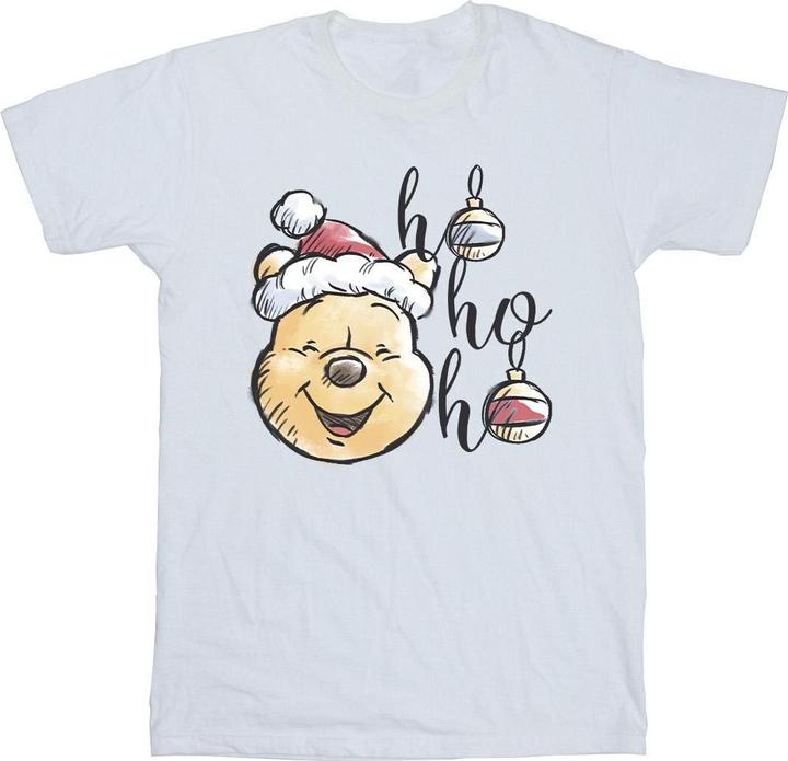 Disney Winnie The Pooh Ho Ho Ho Baubles TShirt (4XL)