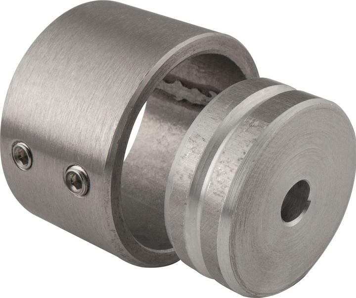 Produktbild Simausrom Schrankrohrlager 2-Teilig | Ø¸ 22 mm für Rohr Ø¸ 20 mm | Edelstahl geschliffen