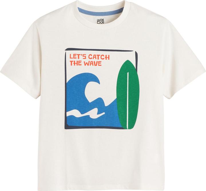 La Redoute Collections Oversized T-Shirt mit kurzen Ärmeln und Print