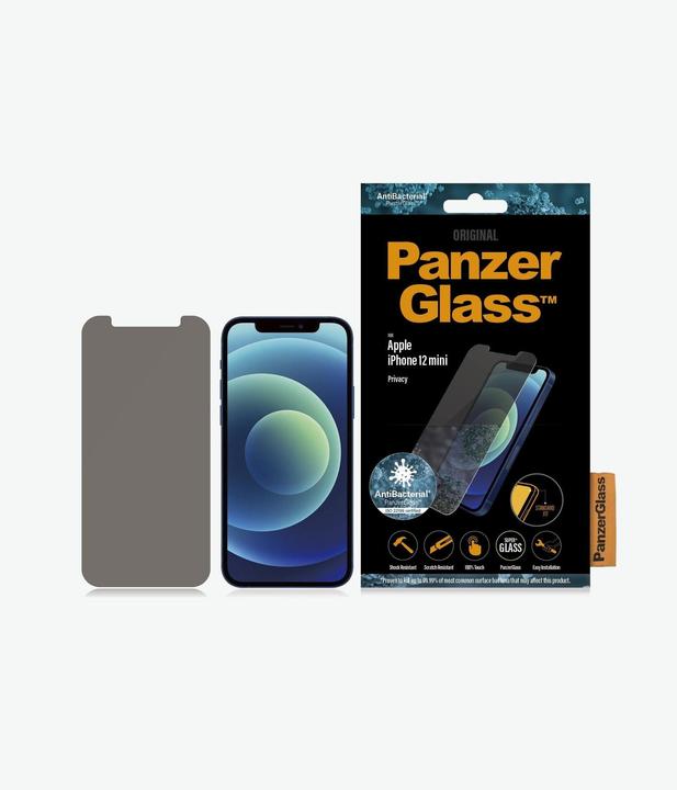 Actual product image PanzerGlass Screen Protector Privacy (1 Piece, Apple iPhone 12 mini)