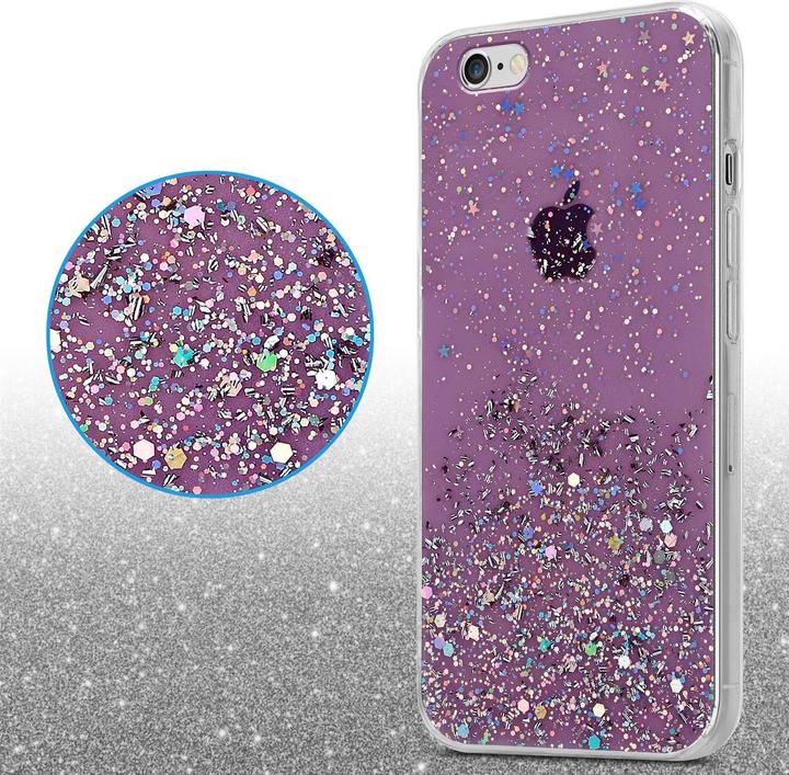 Image du produit Cadorabo Couverture TPU paillettes scintillantes (Apple iPhone 6 Plus)
