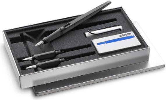 Actual product image Lamy JOY - pen and paper writing set (Black, Grey, 3 x)