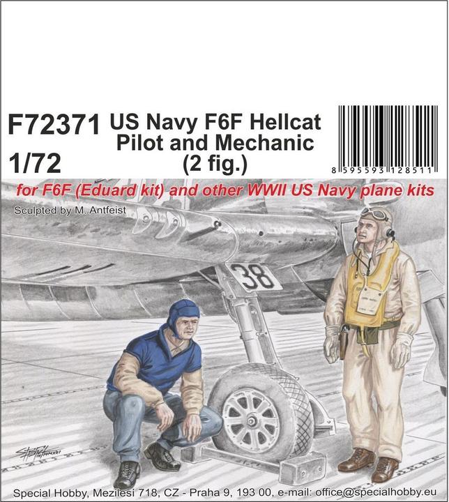 Produktbild CMK US Navy F6F Hellcat Pilot and Mechanic