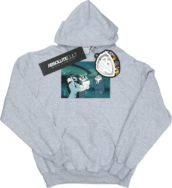 Looney Tunes Bugs Bunny Sylvester Letter Kapuzenpullover (XXL)
