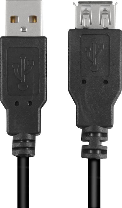 Produktbild Sharkoon USB 2.0 Verlängerungskabel (1 m, USB 2.0)