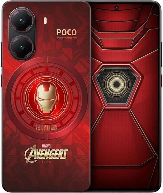Actual product image Xiaomi Poco X7 Pro 5G Dual SIM 12GB RAM 512GB No Charger Iron Man Edition Red EU (512 GB, Iron Man Edition Red, 6.67", 50 Mpx, 5G)