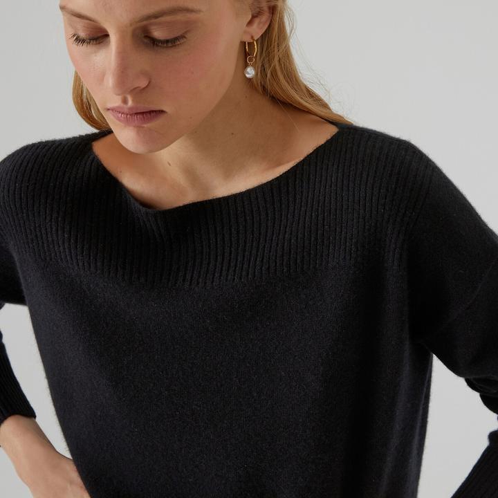 Produktbild La Redoute Collections Pullover mit U-Boot-Ausschnitt (S)