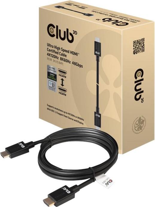 Produktbild Club 3D HDMI (Typ A) — HDMI (Typ A) (3 m, HDMI)