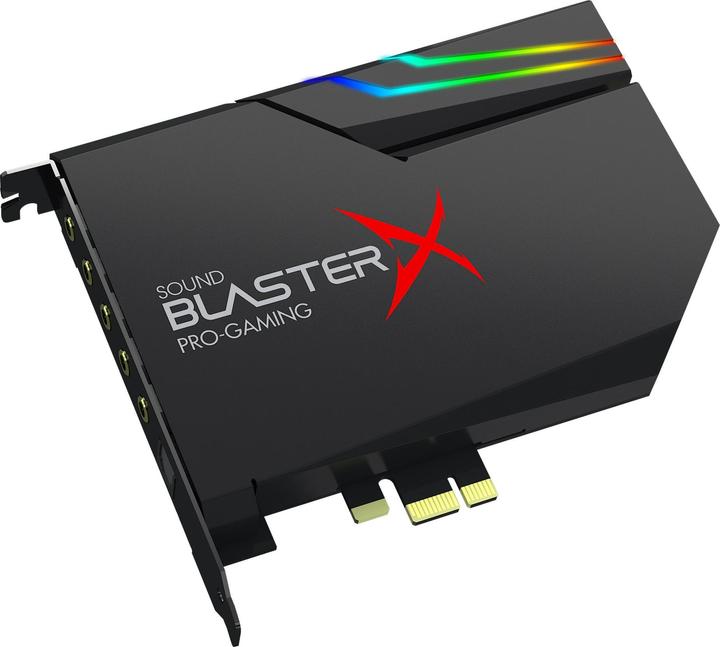 Creative Carte son de jeu Sound BlasterX AE-5 Plus Hi-Res / DAC - RGB, PCIe (PCI-E x1)