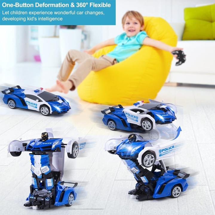 Produktbild Cbx RC Polizeiauto 2 in 1 Auto und Roboter