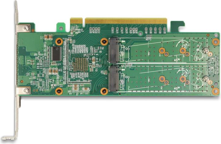 Actual product image Delock Host Bus Adapter PCI Express x16 - 4x NVMe M.2 Key M