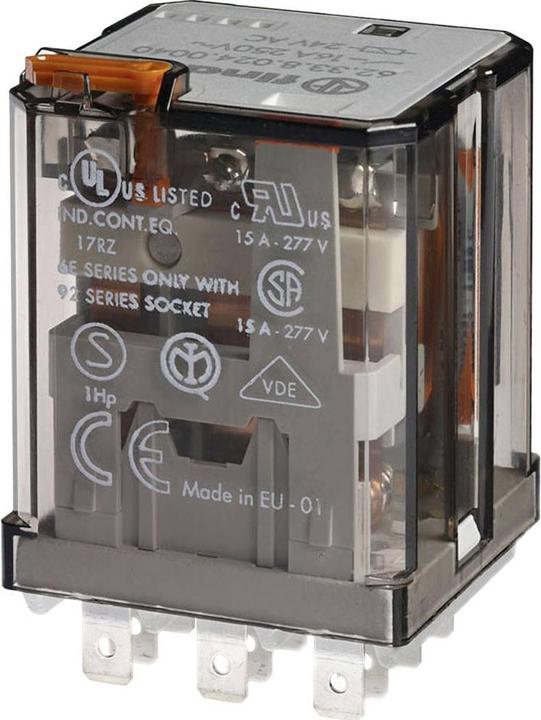 Produktbild Finder 62.33.8.024.0300 Steckrelais 24 V/AC 16 A 3 Schliesser 10 St.
