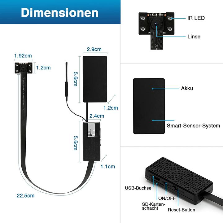 Actual product image Wiwacam Wi-Fi Mini Camera 4K