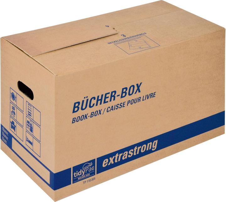 Actual product image Colompac Moving box book box 57,5x29,5x33,5 cm (WxHxD) (57.5 x 29.5 x 33.5 cm)