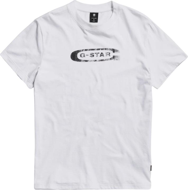 G-Star G- Star T-Shirt DISTRESSED OLD SCHOOL LOGO Kurzarmshirt (XXL)