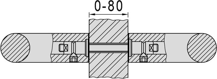 Produktbild Kws Montageset P 3 (Türgarnitur)