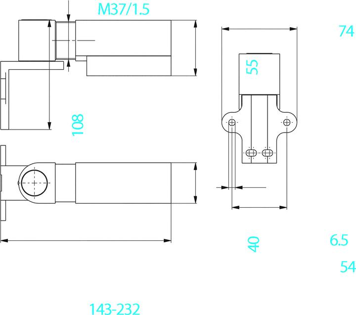 Produktbild Amf Türschliesser hydraulisch 150N (Outdoor)