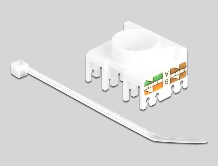 Immagine prodotto Delock Modulo Keystone presa RJ45 a LSA Cat.6A 180° senza attrezzi (Modulo Keystone)