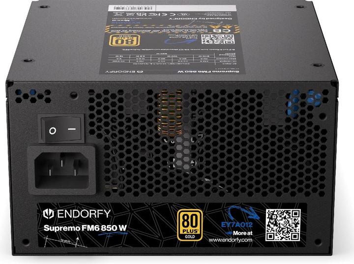 Produktbild Endorfy PSU Supremo FM6 80+ Gold 850 W (850 W)