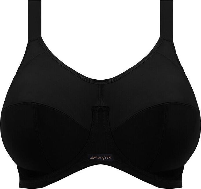 Elomi ENERGISE UW SPORTS BRA Dames Sportbeha - Black - Maat 75K (75 K)