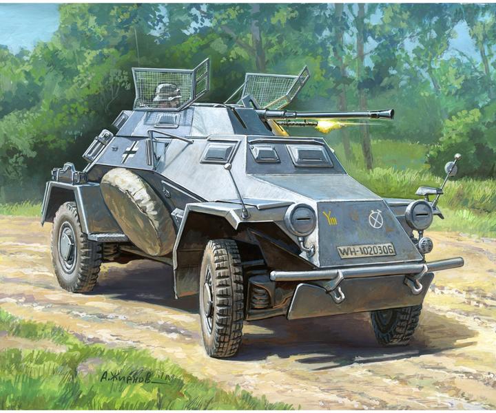 Produktbild Tamiya 1:100 Sd. Kfz. 222 Panzerwagen