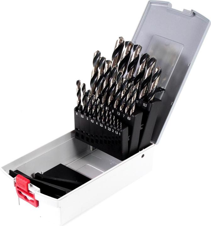 Produktbild Bosch Professional Zubehör HSS-Spiralbohrer-Set PointTeQ, 25-tlg., ProBox, 1–13 mm (11.5 mm, 12 mm, 12.5 mm, 13 mm, 8.5 mm, 9 mm, 9.5 mm, 10 mm, 10.5 mm, 11 mm, 5.5 mm, 6 mm, 6.5 mm, 7 mm, 7.5 mm, 8 mm, 2.5 mm, 3 mm, 3.5 mm, 4 mm, 4.5 mm, 5 mm, 1 mm, 1.5 mm, 2 mm)