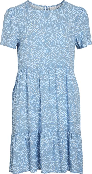 Vila Kurzarm- Kleid in Knielänge