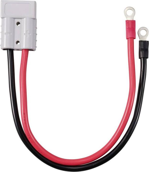 Produktbild Tru Components Hochstrom Batteriesteckverbinder auf M6-Ringöse TC-12195688 Schwarz, Rot TRU CO