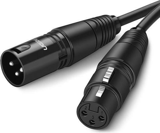 Actual product image Ugreen AV130 XLR female to XLR male cable - 10m (black) (10 m, XLR)