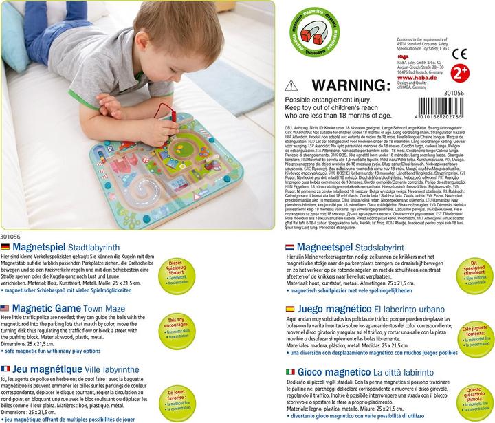 Actual product image Haba City Maze