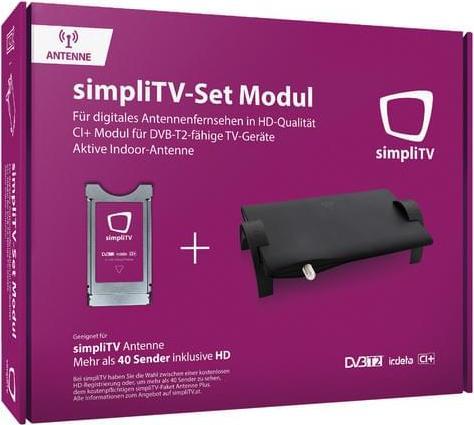 Produktbild SimpliTV Simpli TV-Set Modul Simpli Modul + Simpli Antenne (CI Modul)