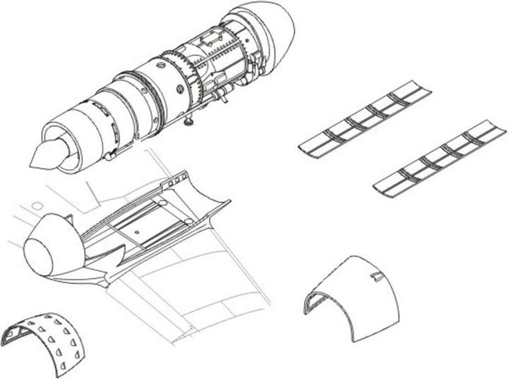Actual product image CMK Me 262 A Engine Set