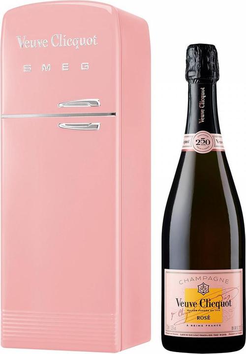 Veuve Clicquot SMEG Fridge Rosé (1 x 75 cl)