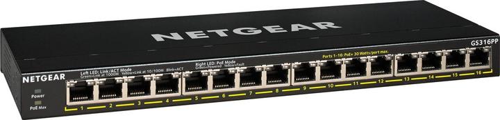 Actual product image Netgear GS316PP (16 Ports)