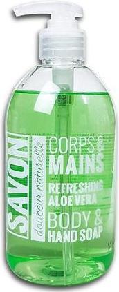 Produktbild Savon De Royal Natural Gentle Hand & Body Soap with Aloe Vera 500ml Liquid Soap (Flüssigseife, 500 ml)