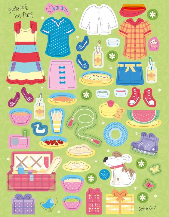 Actual product image My Dress-up Dolls Sticker Book: Parties