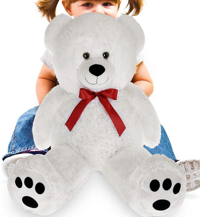 Image du produit Monzana Ours en peluche 50-175cm avec coussin en forme de coeur 26-32cm (50 cm)