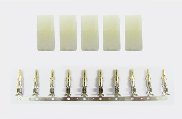 Produktbild Jamara Tam. Stecker vergoldet weiss 100St.