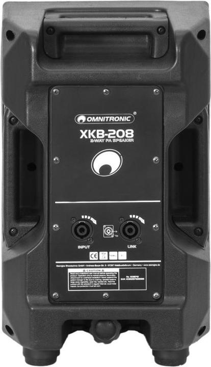 Produktbild Omnitronic XKB-208 Passiver 20 cm 8 Zoll 100 W St. (Passiv, 1x 200 W)