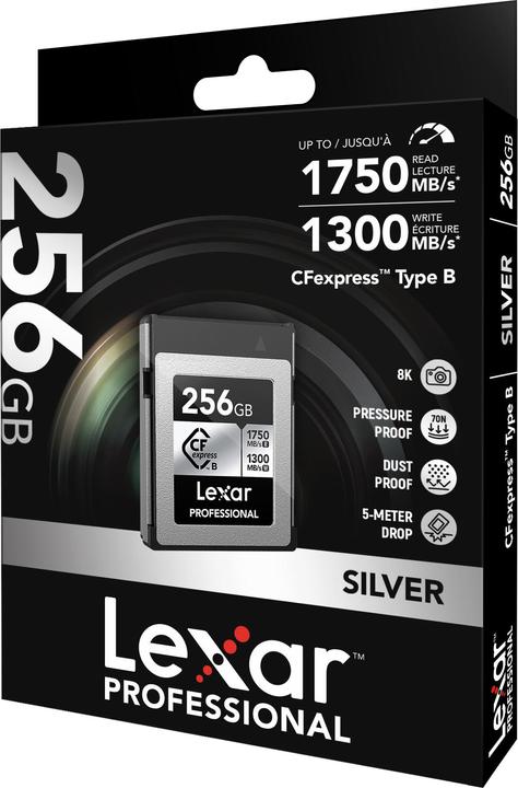 Image du produit Lexar Série Professional Silver (256 Go, CFexpress type B)