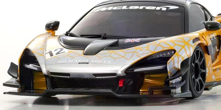 Actual product image Kyosho Mini-Z MR-03 McLaren Senna GTR, Orange RWD, 1:27, Readyset (RTR Ready-to-Run)