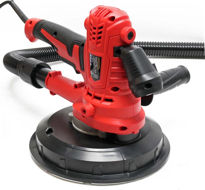 Produktbild Wiltec Trockenbauschleifer 900W 180mm Schleifteller Wand- und Deckenschleifer (Trockenschleifer, 900 W)